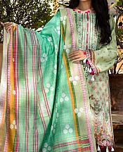 Zellbury Light Green Cambric Suit- Pakistani Winter Clothing
