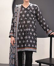 Zellbury Black Lawn Suit- Pakistani Designer Lawn Suits