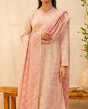 Zellbury Off White/Light Pink Lawn Suit- Pakistani Designer Lawn Suits