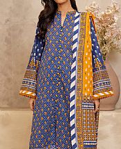 Zellbury Blue Lawn Suit- Pakistani Designer Lawn Suits