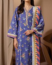 Zellbury Blueberry Lawn Suit- Pakistani Designer Lawn Suits