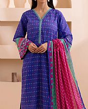 Zellbury Blueberry Lawn Suit- Pakistani Designer Lawn Suits