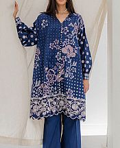 Zellbury Blue Jacquard Suit (2 Pcs)- Pakistani Lawn Dress