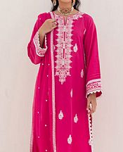 Zellbury Shocking Pink Cambric Suit- Pakistani Lawn Dress