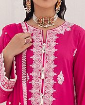 Zellbury Shocking Pink Cambric Suit- Pakistani Designer Lawn Suits