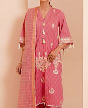 Zellbury Tea Pink Jacquard Suit- Pakistani Lawn Dress