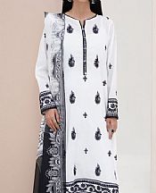 Zellbury White/Black Lawn Suit- Pakistani Lawn Dress