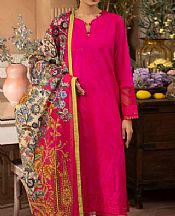 Zellbury Deep Pink Lawn Suit- Pakistani Designer Lawn Suits