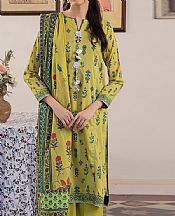 Zellbury Parrot Green Lawn Suit (2 Pcs)- Pakistani Lawn Dress