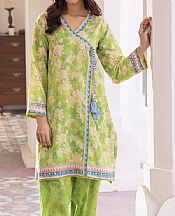 Zellbury Green Lawn Suit (2 Pcs)- Pakistani Designer Lawn Suits