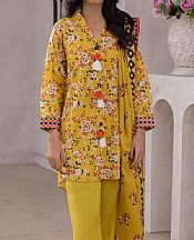Zellbury Mustard Lawn Suit- Pakistani Lawn Dress