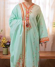 Zellbury Sea Green Lawn Suit- Pakistani Lawn Dress