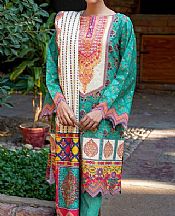 Sea Green Khaddar Suit- Pakistani Winter Dress