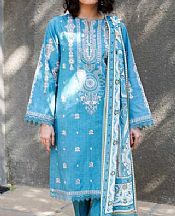 Turquoise Khaddar Suit- Pakistani Winter Clothing