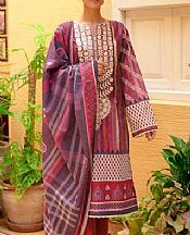 Crimson Khaddar Suit- Pakistani Winter Clothing