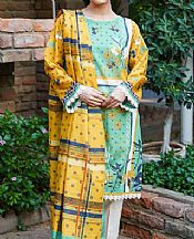 Mint Green Khaddar Suit (2 Pcs)- Pakistani Winter Clothing