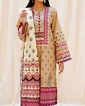 Tan Khaddar Suit- Pakistani Winter Dress
