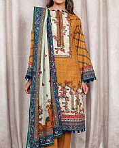 Orange Khaddar Suit- Pakistani Winter Clothing