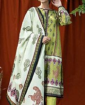 Apple Green Cambric Suit- Pakistani Winter Clothing
