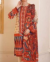Rust/Tan Khaddar Suit- Pakistani Winter Dress