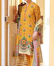 Mustard Khaddar Suit- Pakistani Winter Dress