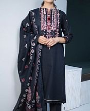 Zellbury Black Khaddar Suit (2 Pcs)- Pakistani Winter Clothing