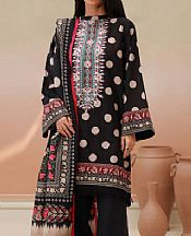 Zellbury Black Khaddar Suit- Pakistani Winter Dress