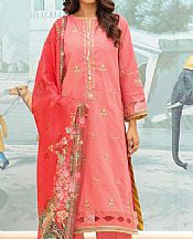 Zellbury Pink Khaddar Suit- Pakistani Winter Clothing