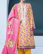 Zellbury Yellow Viscose Suit- Pakistani Winter Dress