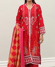 Zellbury Scarlet Khaddar Suit- Pakistani Winter Clothing