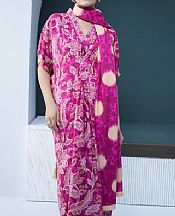 Zellbury Shocking Pink Khaddar Suit- Pakistani Winter Dress