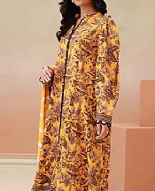 Zellbury Mustard Viscose Suit- Pakistani Winter Clothing