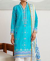 Turquoise Cambric Suit (2 pcs)