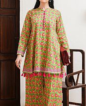Green/Pink Cambric Suit (2 pcs)