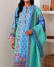 Blue/Green Cambric Suit