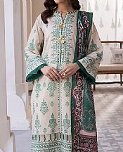 Zellbury Off White Lawn Suit (2 pcs)- Pakistani Designer Lawn Suits