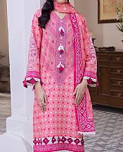Zellbury Pink Lawn Suit (2 pcs)- Pakistani Lawn Dress