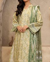 Zellbury Green Mist Lawn Suit (2 pcs)- Pakistani Lawn Dress