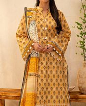 Zellbury Light Orange Lawn Suit (2 pcs)- Pakistani Designer Lawn Suits