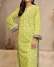 Zellbury Lime Green Lawn Suit (2 pcs)- Pakistani Lawn Dress