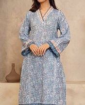 Zellbury Cloudy Blue Lawn Suit (2 pcs)- Pakistani Designer Lawn Suits