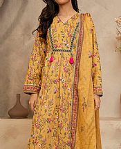 Zellbury Pastel Orange Lawn Suit (2 pcs)- Pakistani Lawn Dress