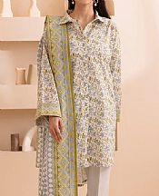 Zellbury Off White Lawn Suit (2 pcs)- Pakistani Designer Lawn Suits