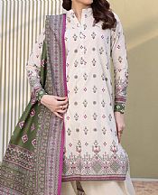 Zellbury Off White Lawn Suit (2 pcs)- Pakistani Designer Lawn Suits