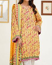 Zellbury Yellow Lawn Suit (2 pcs)- Pakistani Designer Lawn Suits