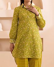 Zellbury Green Lawn Suit (2 pcs)- Pakistani Lawn Dress