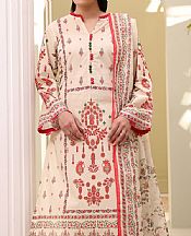 Zellbury Off White Lawn Suit (2 pcs)- Pakistani Designer Lawn Suits