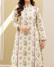 Zellbury Beige Lawn Suit (2 pcs)- Pakistani Lawn Dress