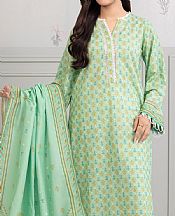 Zellbury Mint Green Lawn Suit (2 pcs)- Pakistani Lawn Dress