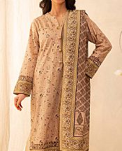 Zellbury Beige Lawn Suit- Pakistani Lawn Dress
